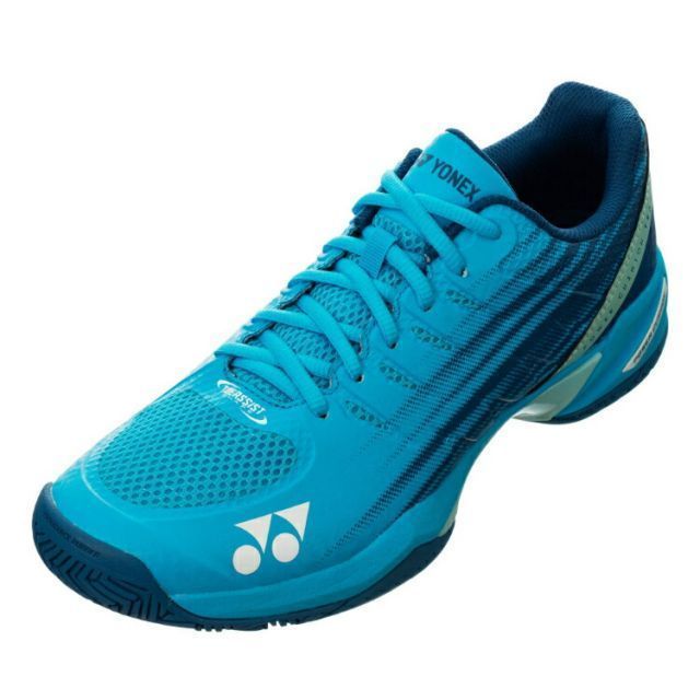 YONEX ヨネックス パワークッションチームGC ブルー/ネイビー 22.5 SHTTGC 524 | テニスシューズ テニス用品 靴 くつ クレー・砂入り人工芝コート用 衝撃吸収性 フィット性 反発性 軽量 通気性 クッ