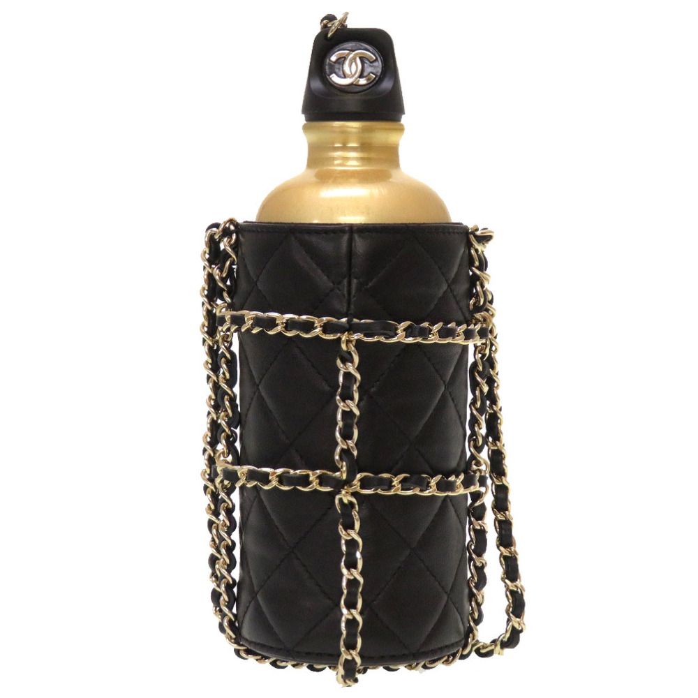 ラスト1点❤CHANEL❤ 非売品 ボトルホルダー タンブラー 水筒 ブラック ラスト1点❤CHANEL❤ 非売品 ボトルホルダー タンブラー 水筒