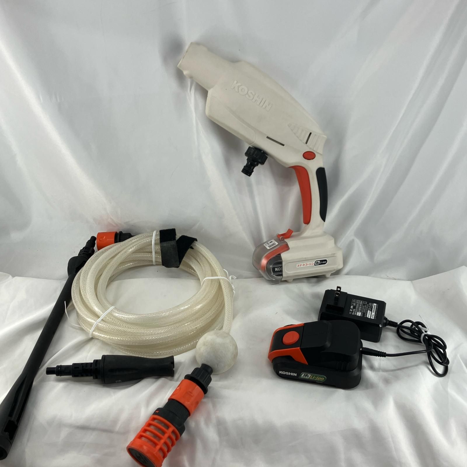 sjc-1820　工進　充電式洗浄機 Amazon | 工進(KOSHIN) 18V 2.0Ah 充電式 洗浄機 ガンタイプ SJC
