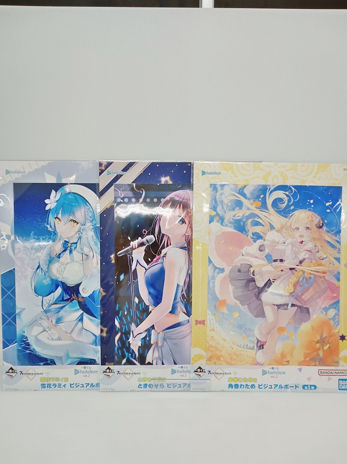 ホロライブ 一番くじ 雪花ラミィ フィギュア ビジュアルボードセット ホロライブ 一番くじvol.2 雪花ラミィ賞 ビジュアルボード 2点