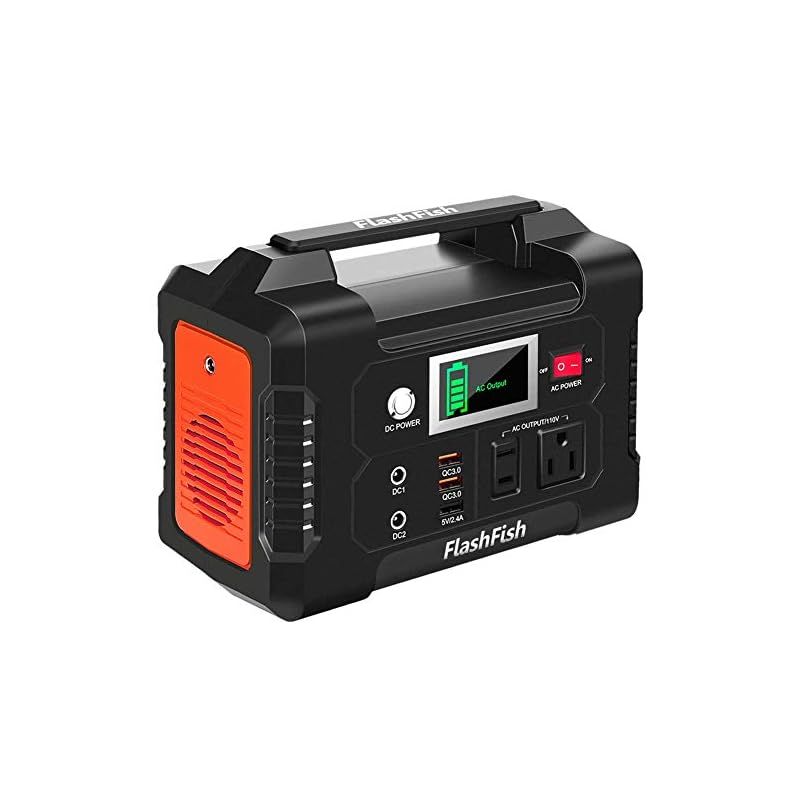 新品 ポータブル電源 大容量 小型発電機 40800mAh Amazon.co.jp: FlashFish ポータブル電源 大容量 小型発電機