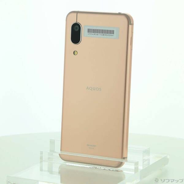 中古品〕 AQUOS sense3 basic 32GB ライトカッパー SHV48 au