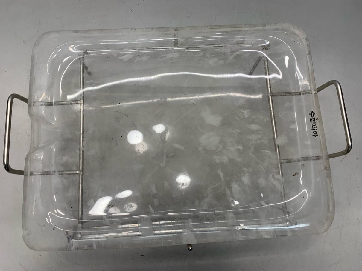 水晶プレート 焼肉 韓国食器 サムギョプサル 調理器具 業務用 セット台付 A9757A12