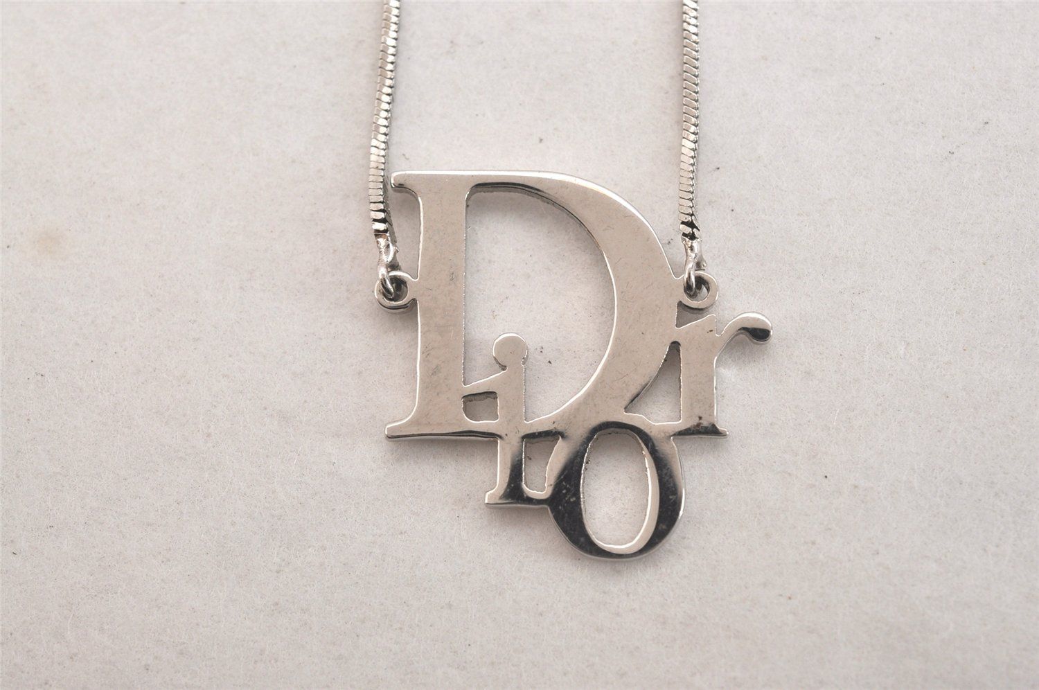 Christian Dior ディオール チェーン ブレスレット シルバー
