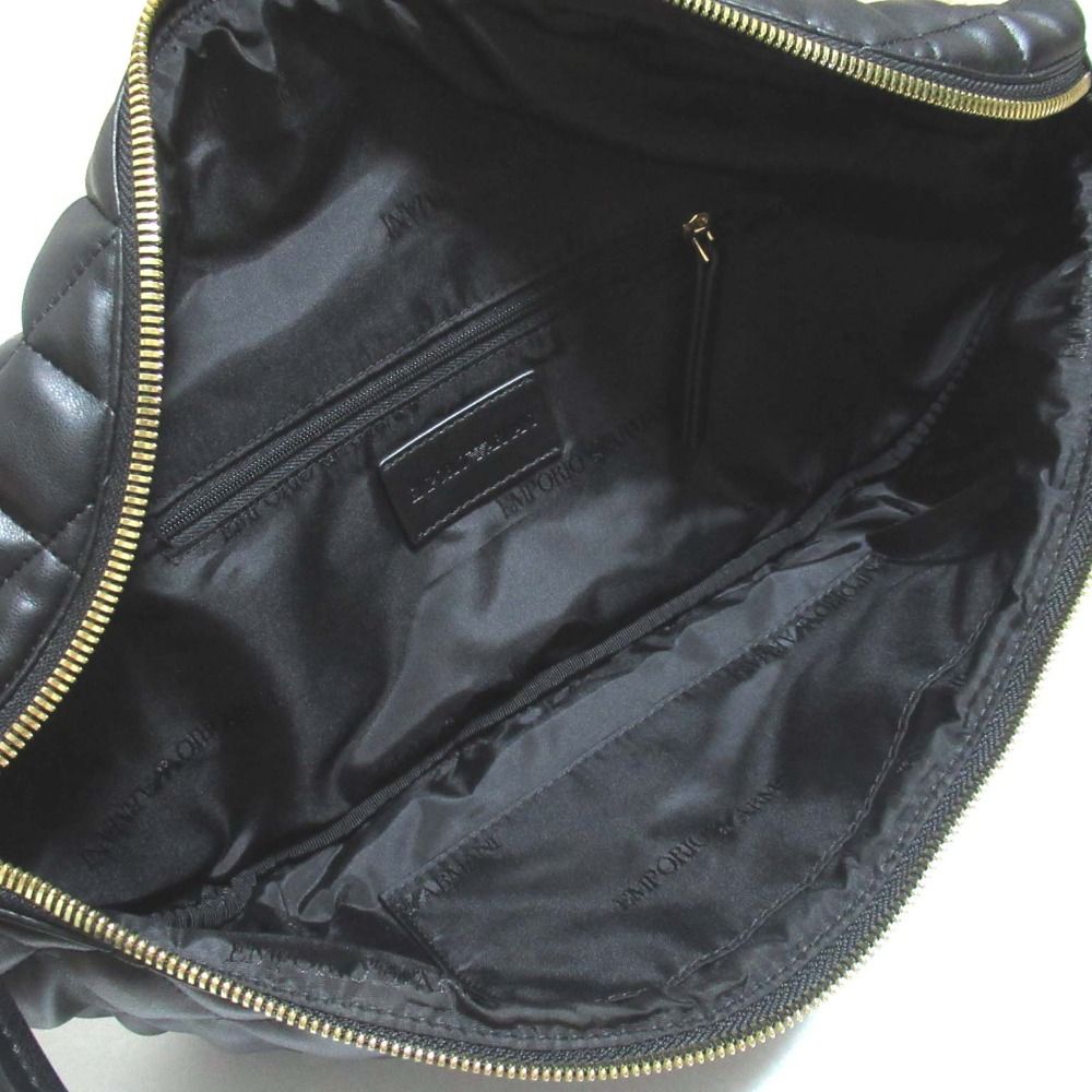 美品 EMPORIO ARMANI エンポリオアルマーニ レザー キルティング 