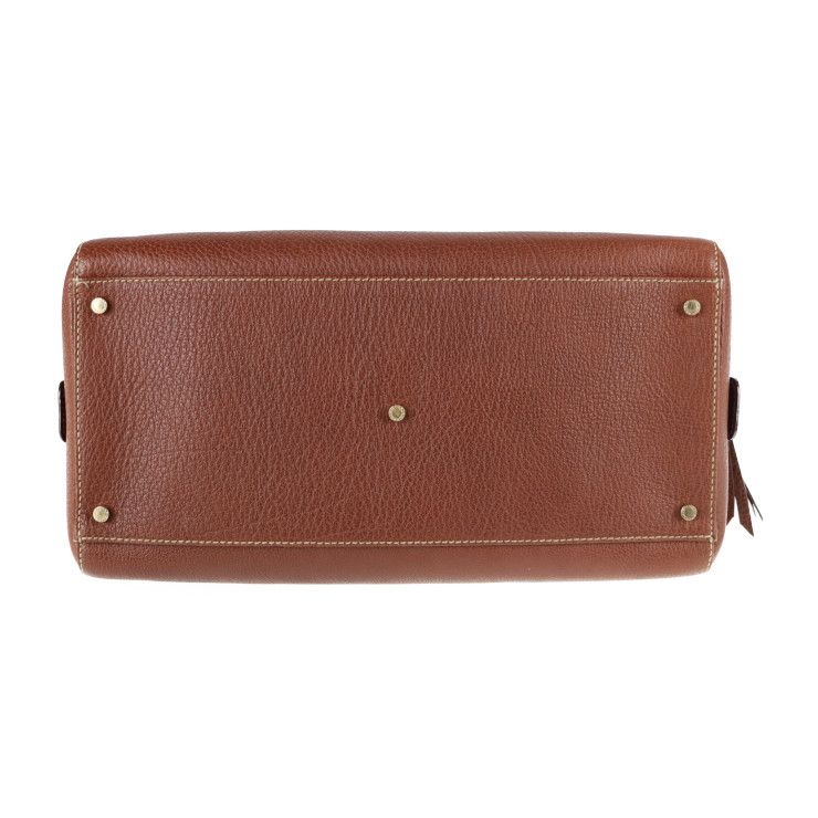 BVLGARI ブルガリ ハンドバッグ 26397 レザー ブラウン ミニボストン