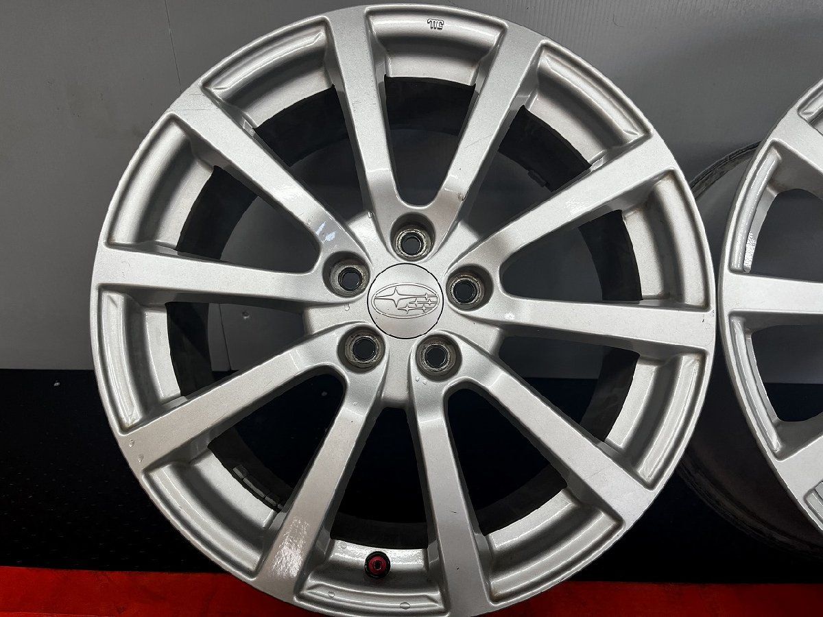 スバル レガシィ BR9 純正ホイール 17インチ 4本 7.5J5HPCD100+ スバル レガシィ BR9 純正ホイール 17インチ 4本 7.5J5HPCD100+