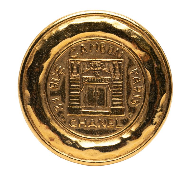 シャネル 31 RUE CAMBON PARIS カンボン ゴールド メッキ レディース CHANEL 1-0235394