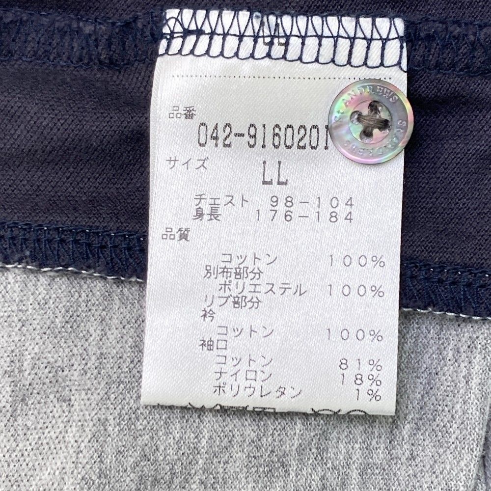 サイズ：LL ST ANDREWS セントアンドリュース 半袖ポロシャツ ホワイト