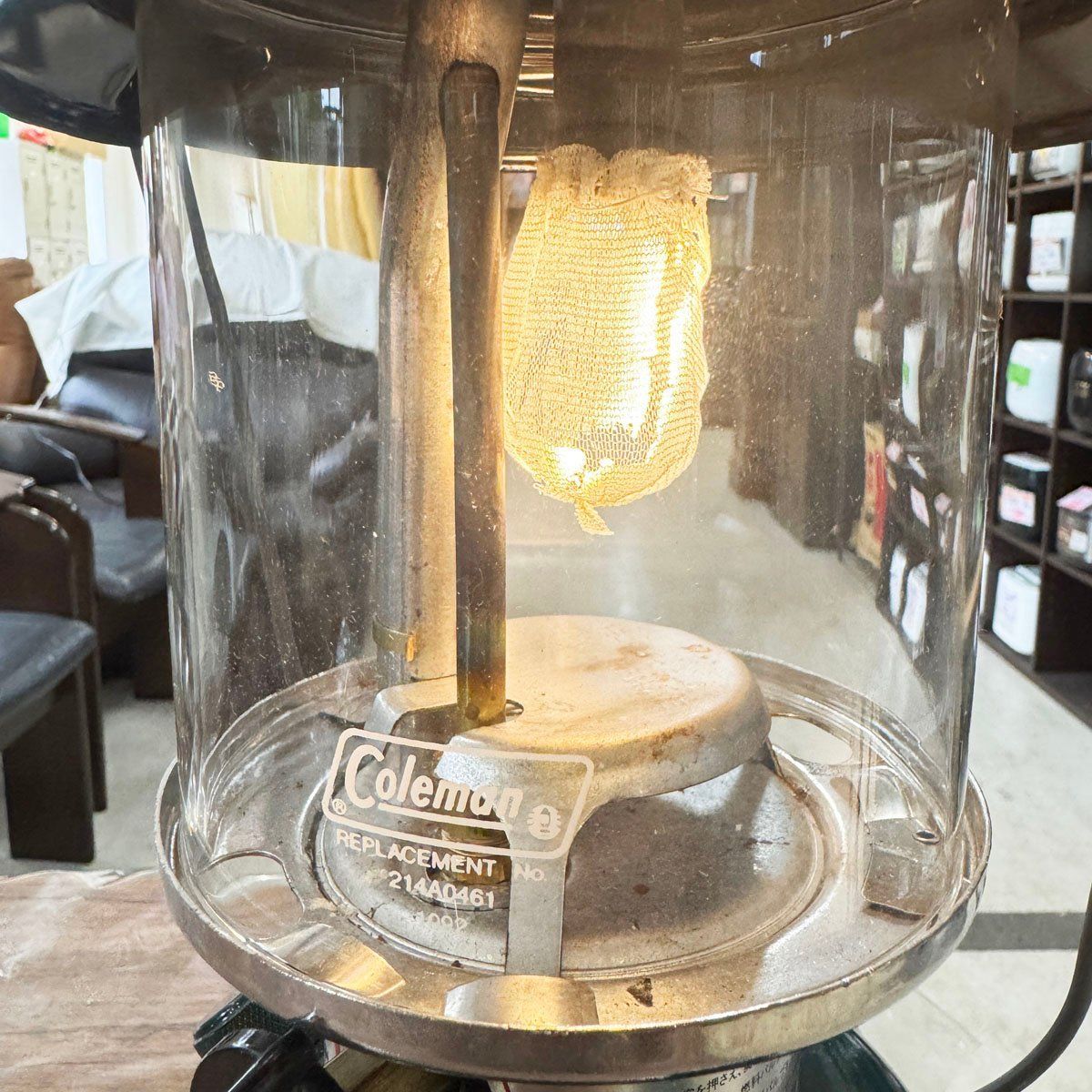 コールマン ランタン 214A0461/1092 中古○Coleman/コールマン ランタン 214A0461/1092○マントル