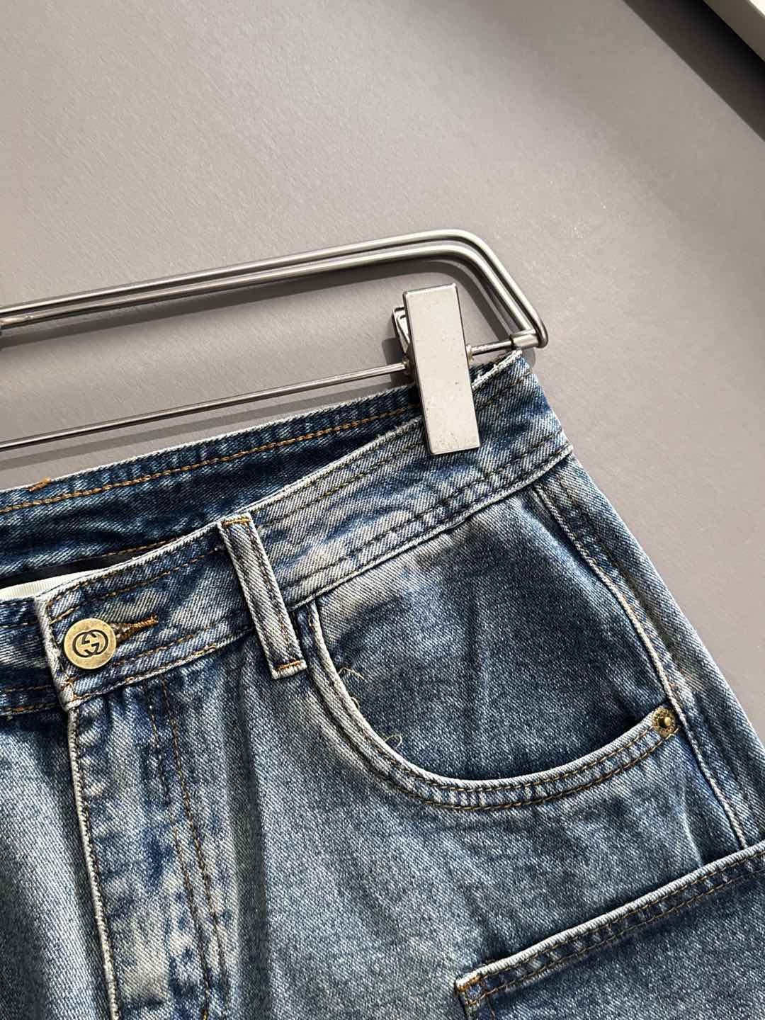 今日 Gucci 2025SS デニムショートパンツ