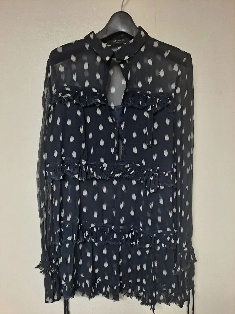 ALLSAINTS オールセインツ フリル ブラウス S