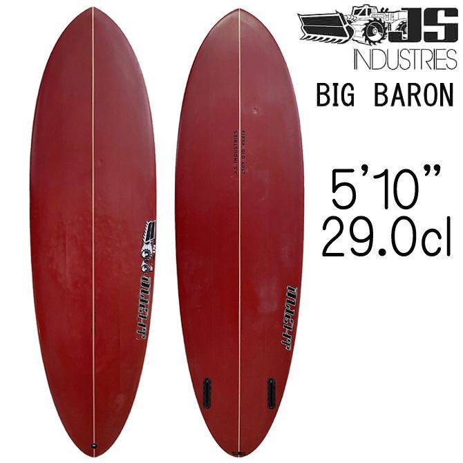 JSサーフボード ビッグバロン PU モデル 5 10 29.0L | JS Industries Big Baron PU Model