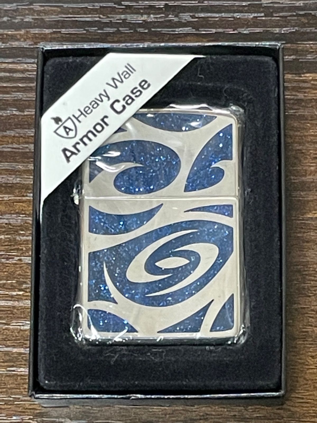 zippo MILD SEVEN THE MILD THE BLUE 限定品 アーマー 特殊 両面 加工 2006年製 Armor Case  マイルドセブン メビウス Heavy Wall MEVIUS デットストック ケース 保証書 - メルカリ