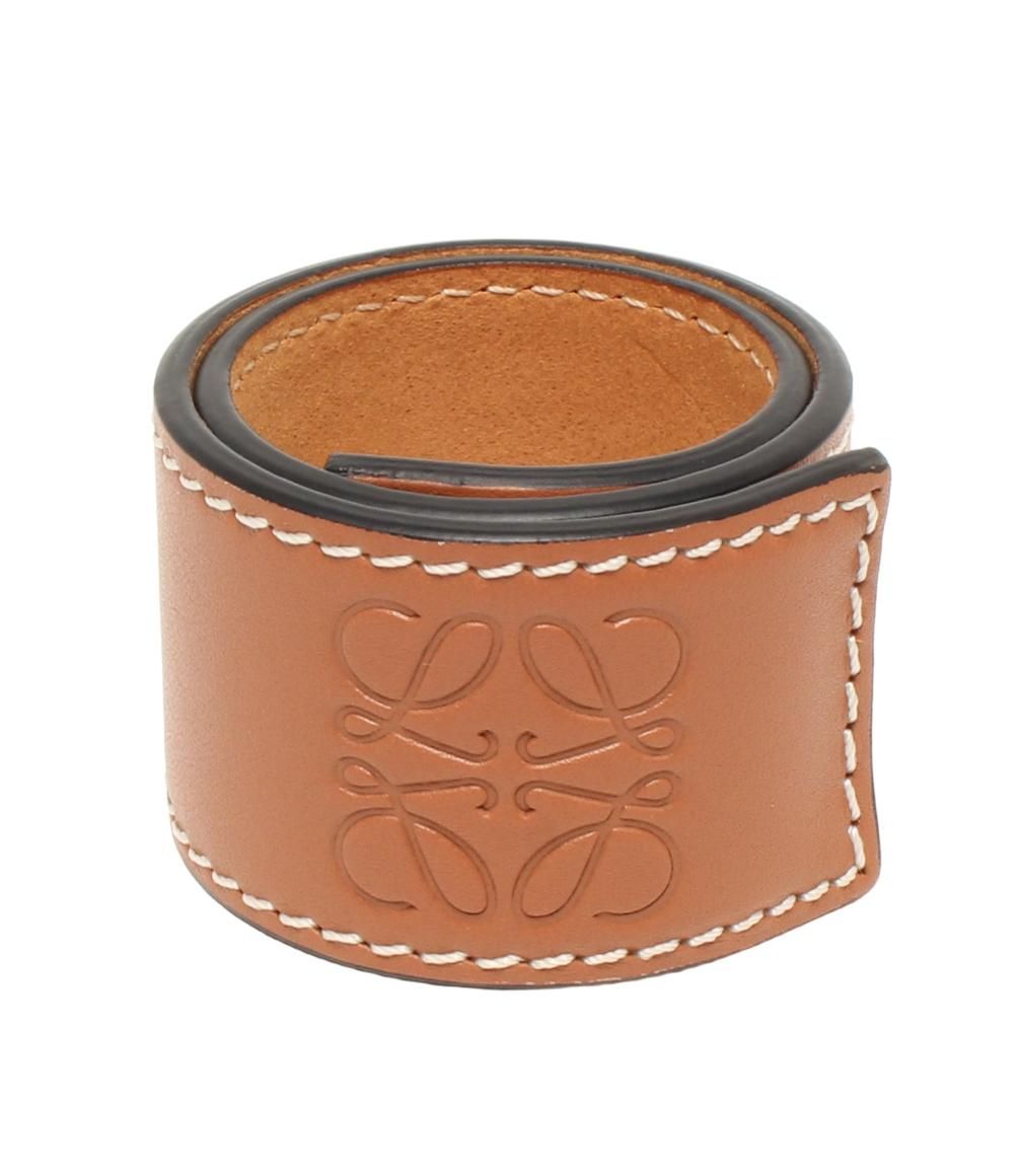 【しまこ】LOEWE ロエベ スラップブレスレット ロエベ】スラップ ブレスレット スモール（カーフスキン