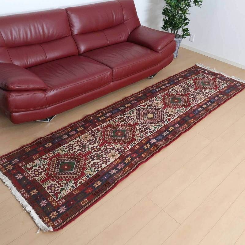 キリム・アゼルバイジャン 298×84cm（KR-521） キリム／アゼルバイジャン | 中東雑貨のセレクトショップ CHAKA