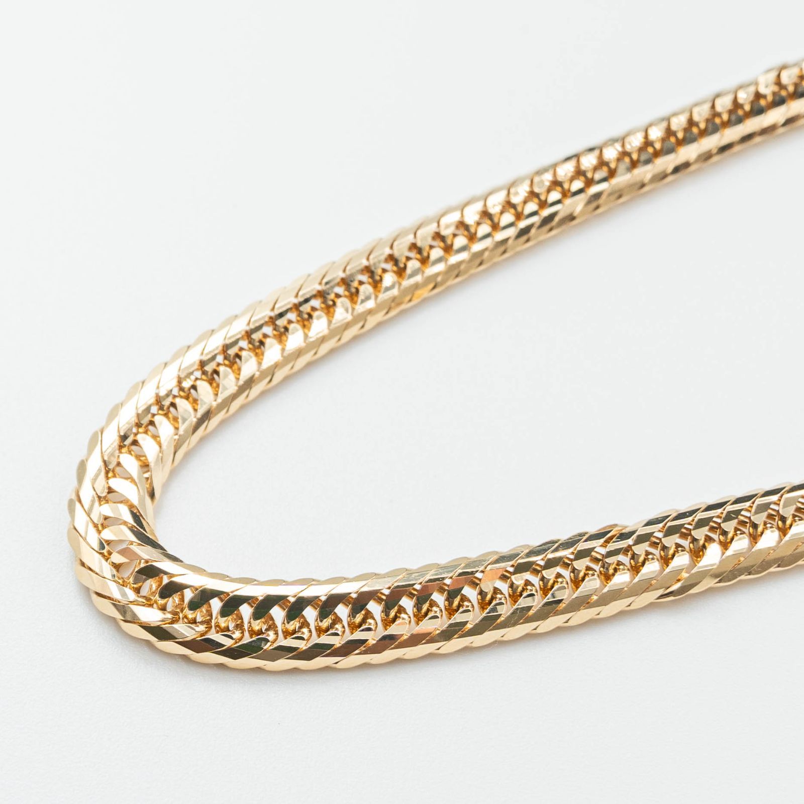 K18 18金喜平ブレスレット（20面カットトリプル）18cm/18g