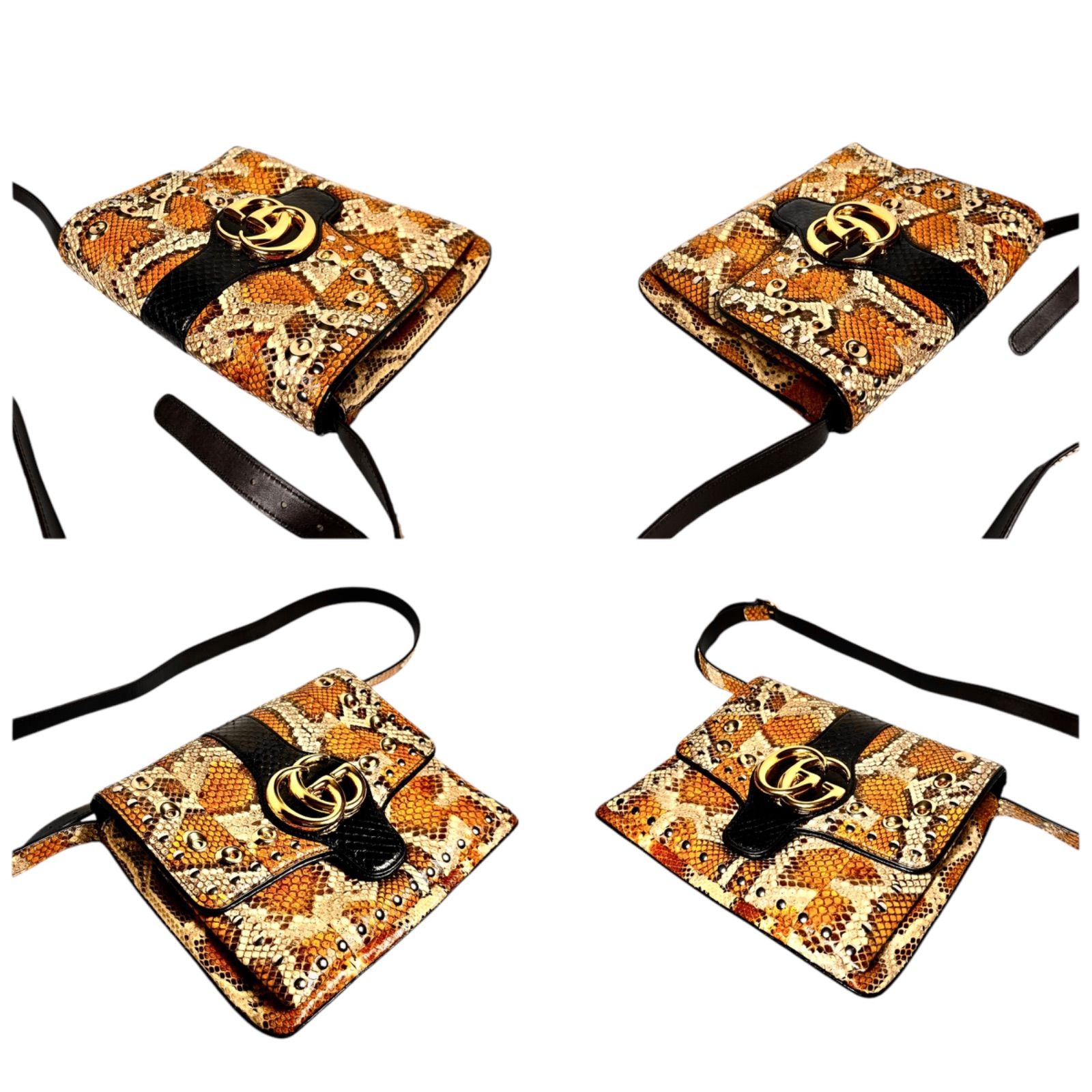 ✨激レア✨ GUCCI グッチ アリー マーモント パイソン ショルダー 