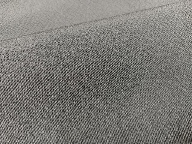 平和屋着物○ファッションデザイナー 花井幸子 色無地 灰色 正絹 逸品