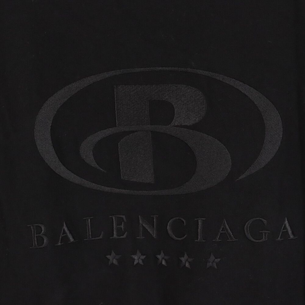 BALENCIAGA (バレンシアガ) ロゴ刺繍ロングスリーブカットソー 長袖T