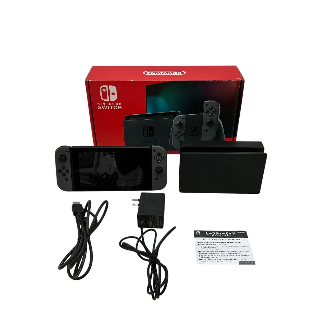 NintendoすWitch　right　グレー Free Shipping! TEC Nintendo Switch Gaming System with Gray