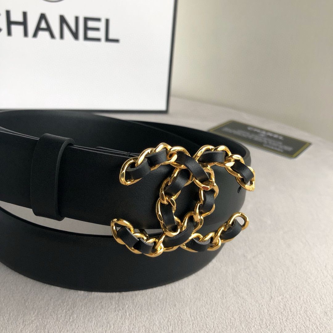 CHANEL シャネル ベルト バックル CHANEL】シャネル『ココマーク バックル ベルト size 90』メンズ
