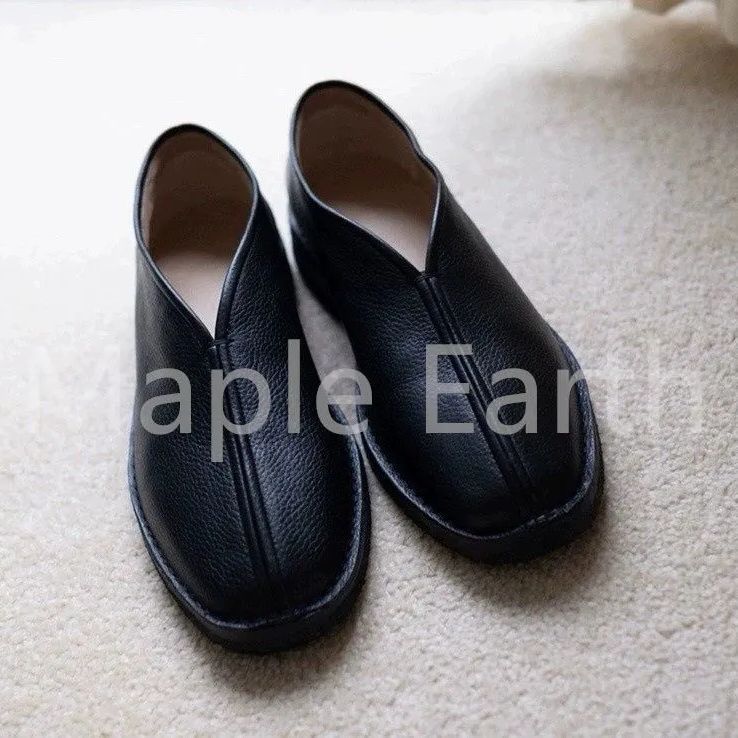 LEMAIRE PIPED CREPE SLIPPERS カンフーシューズ ブラック 41 Y116
