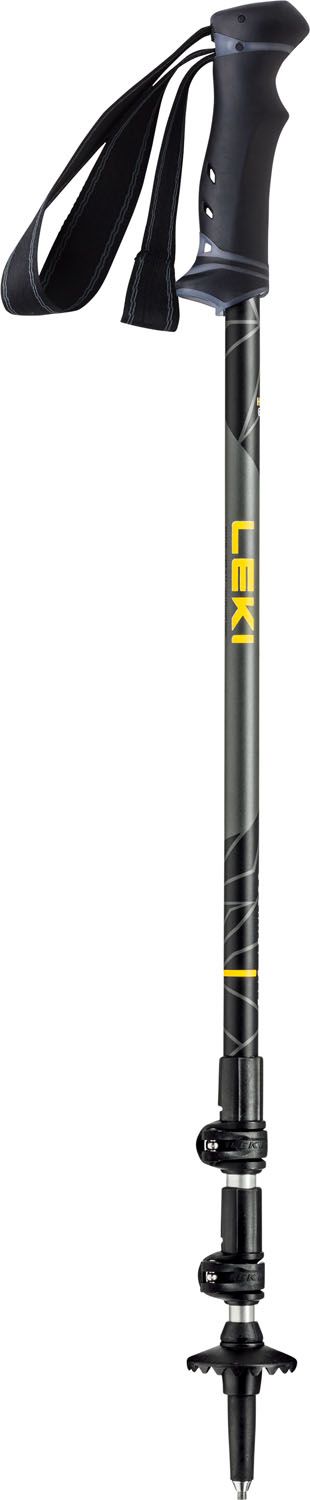 レキ LEKI アウトドア ジャーニーライト トレッキングポール ストック ステッキ トレッキング ポール 登山 ハイキング 山登り 長さ調整 伸縮 アルミ 登山用品 登山グッズ 1300450 100 グレー