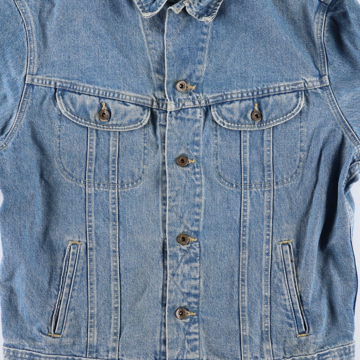 90s Lee リー デニムジャケット M 濃紺 USA製 Gジャン 90年代 USA製 Lee AUTHENTIC JACKET リー デニムジャケット 濃紺