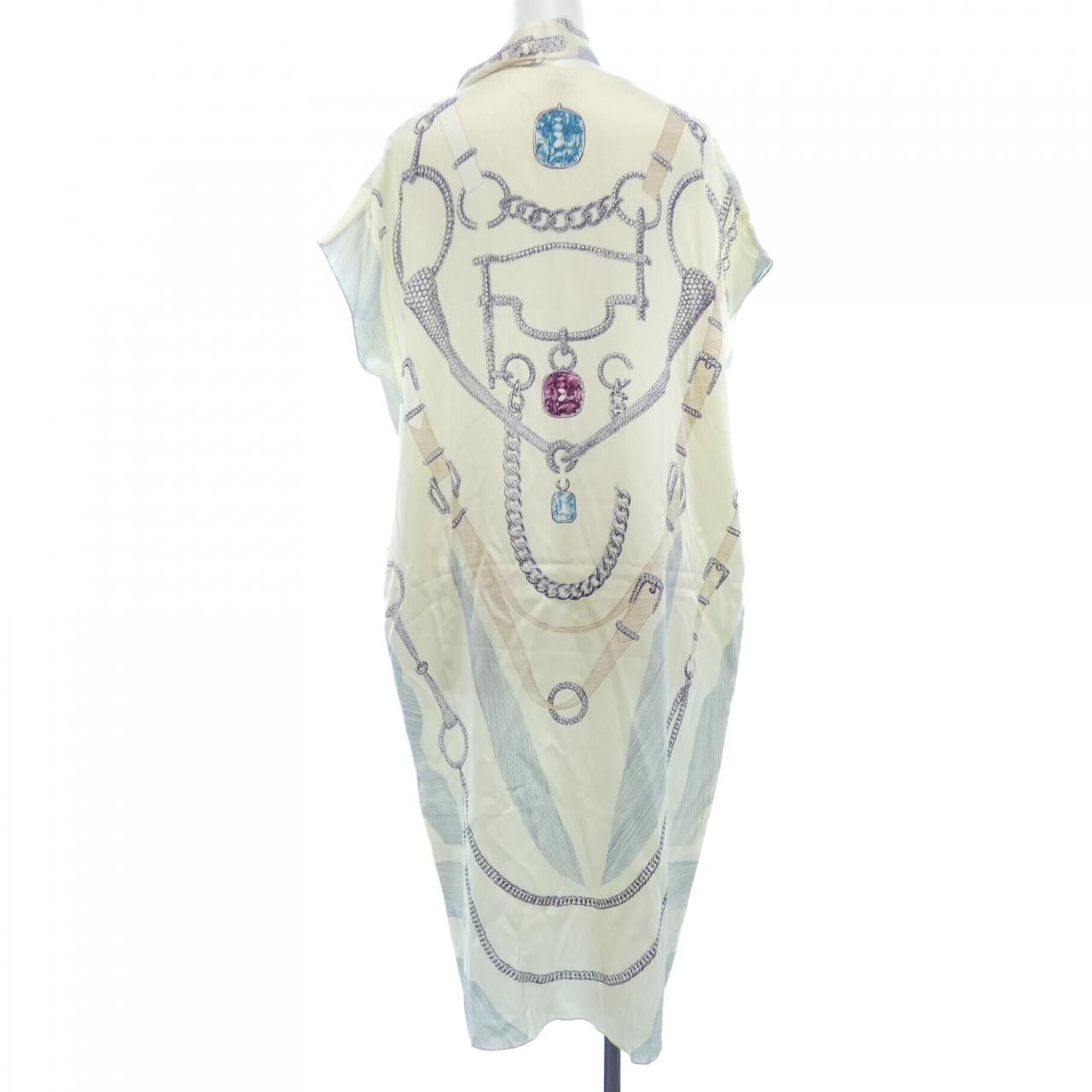 エルメス HERMES ETUDE POUR UNE PARURE DE GALA *86-7302 ツイルレーヌ ワンピース