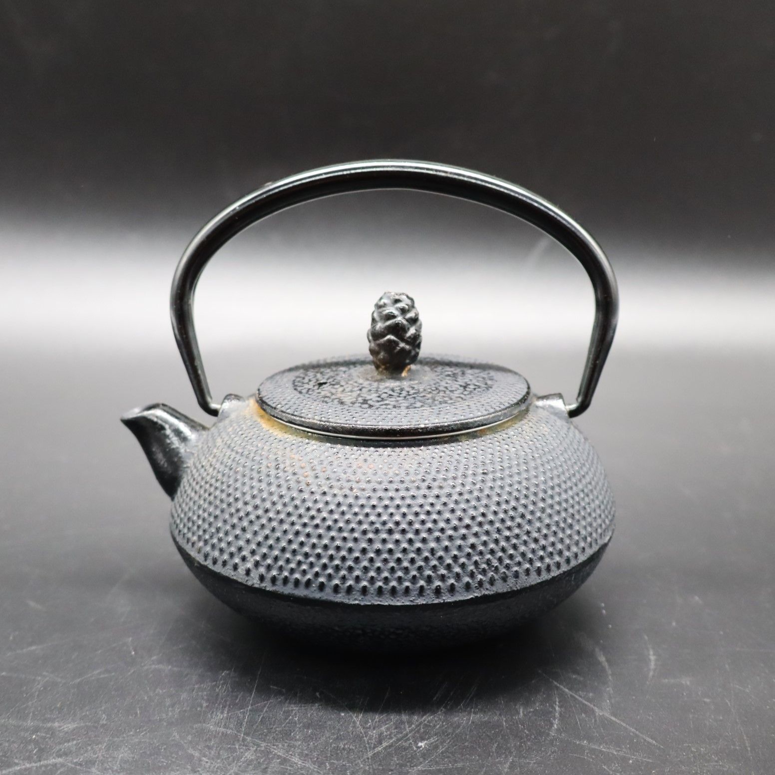 茶釜　仙叟好　渦釜　門脇喜平作　共箱 茶釜 仙叟好 渦釜 門脇喜平作 共箱 仙叟好渦釜