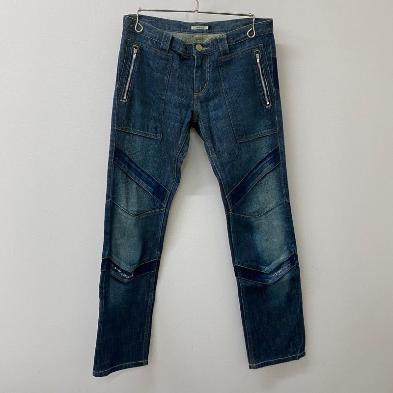 UNDERCOVER アンダーカバー 01AW PATCHWORK DENIM PANTS S46 D.A.V.F期 パッチワーク デニムパンツ ボトムス 168-250417-kk-25-tei