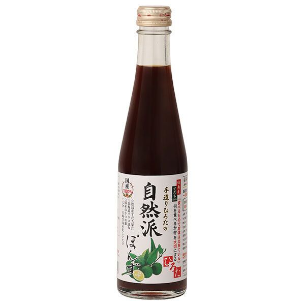 手造りひろた食品 手造りひろたの自然派ぽんず 300ml瓶×12本入× 2ケース ｜ ポン酢 ぽんず ポンズ 調味料 すだち スダチ