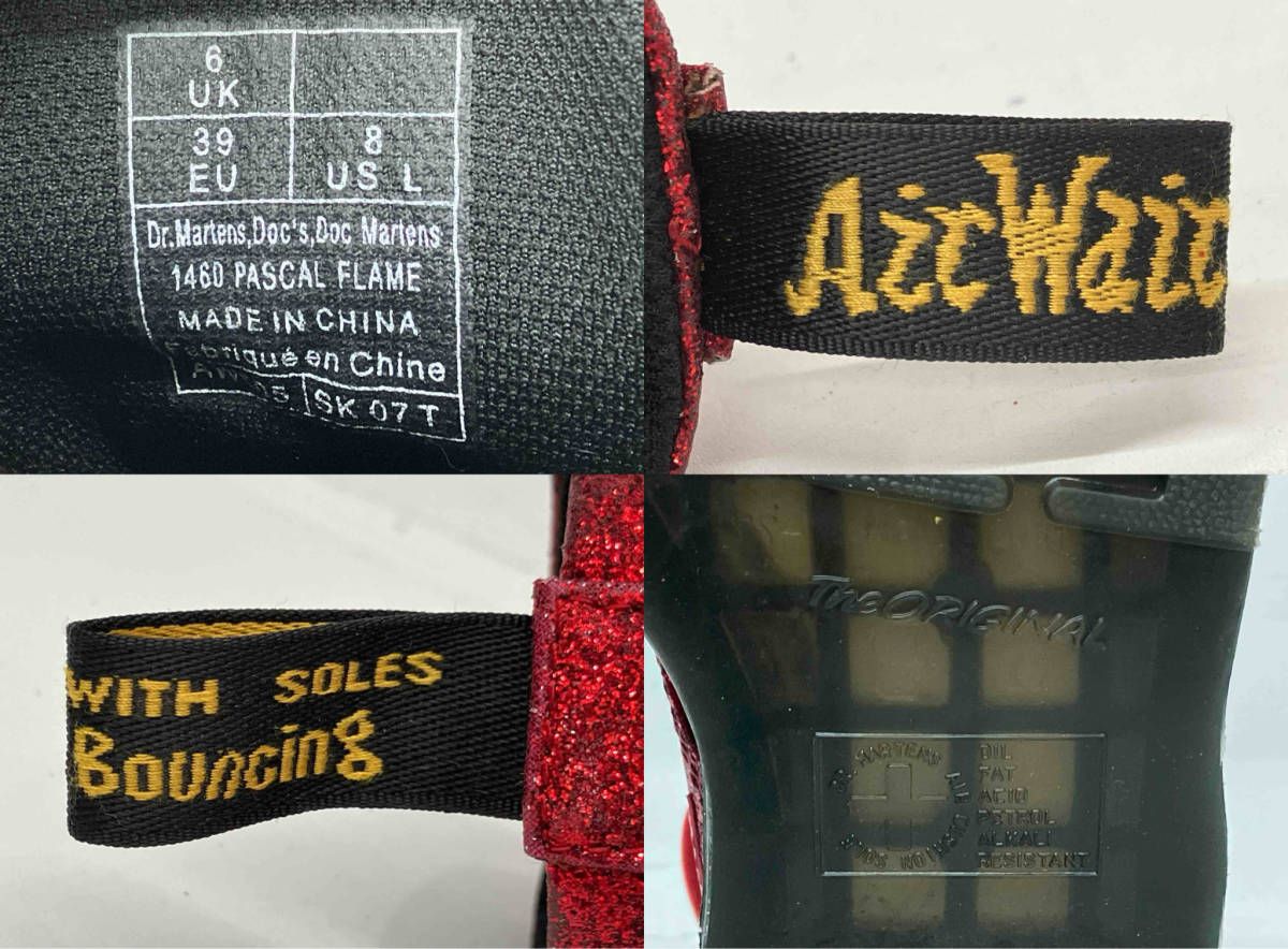 Dr. Martens ドクターマーチン 1460 PASCAL FLAME GLITTER in