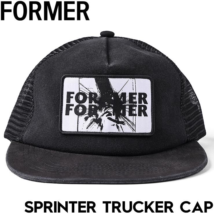 フォーティーパーセントFPAR Media Guerrilla キャップ 40% メッシュキャップ 帽子 FORMER フォーマー SPRINTER TRUCKER CAP