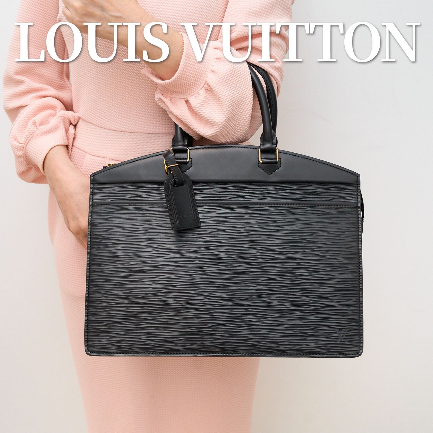 超美品！】LOUIS VUITTON ルイ ヴィトン エピ リヴィエラ ハンドバッグ ノワール ブラック M48182 - メルカリ