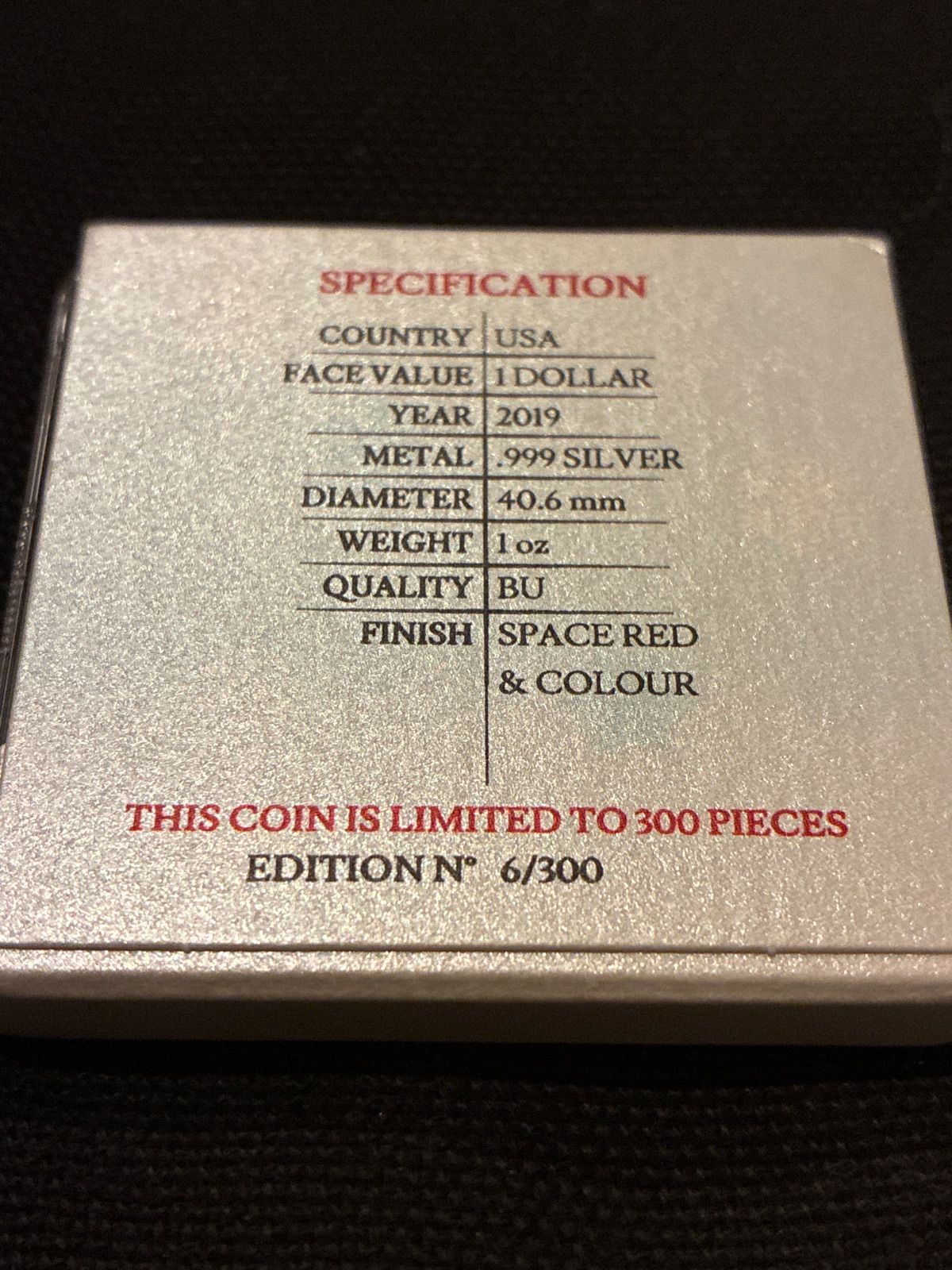 2019 アメリカンイーグル 銀貨 スペースレッド クリスマス エディション 2019 スペースレッド ??クリスマスエディション?? 米国 1ドル  リバティイーグル 1オンス シルバーコイン 【楽天市場】即納 新品未使用 1988 アメリカ イーグル銀貨1オンス(41mmクリアケース付き ...