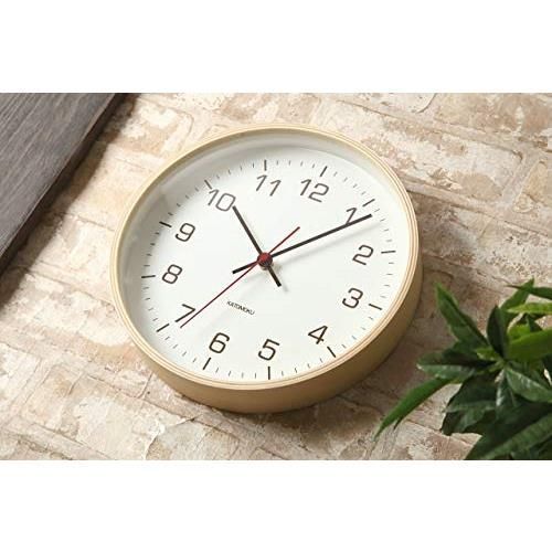 電波時計 KATOMOKU plywood wall clock 4 スイープ（ - マチグア