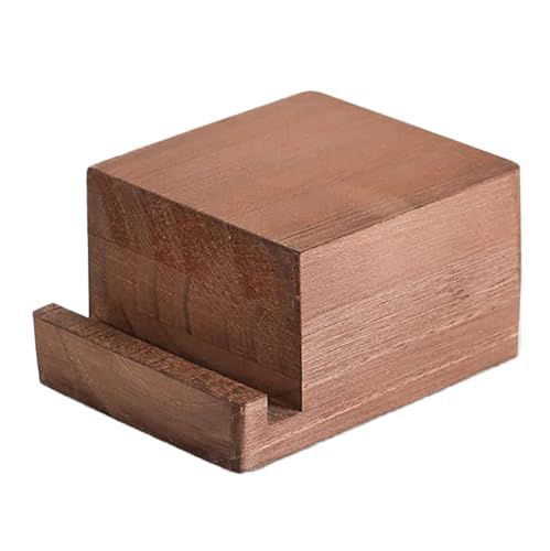 RyuBits レコードスタンド 木製 レトロ レコード インテリア ディスプレイ 棚 卓上 展示用