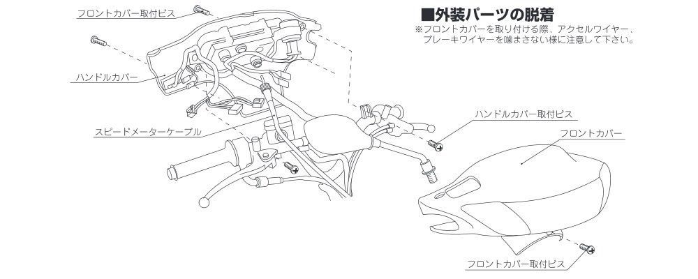 めー！ キタコ(KITACO) スピードメーター 120KM/H ライブDIO-ZX 752