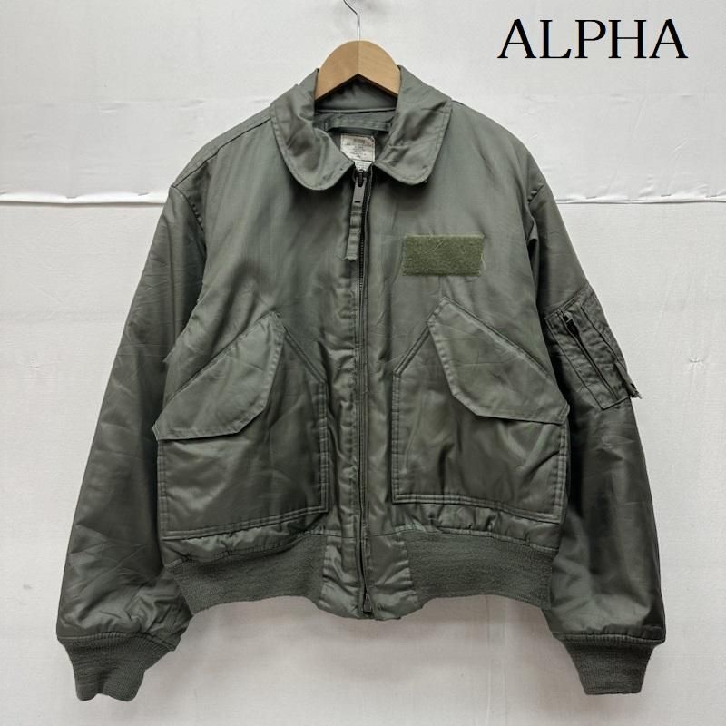 アルファ 80s 90s CWU-45/P フライトジャケット USA製 短丈 USA製 ALPHA INDUSTRIES CWU-45/P MIL-J-23230A フライト