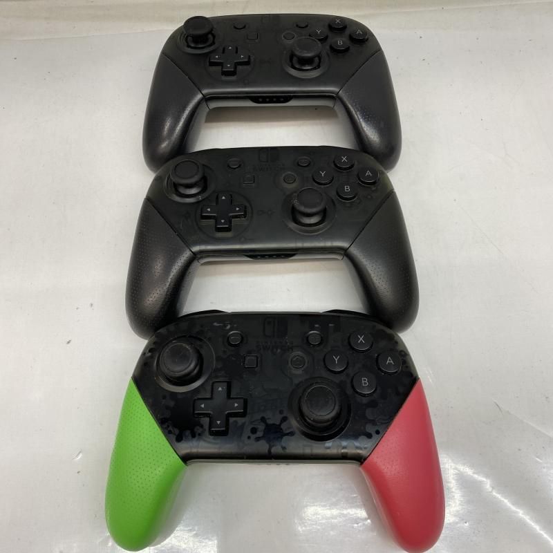 【中古】ｹﾞｰﾑOP）【ジャンク】任天堂 Switch Proコントローラー9個まとめ 動作未確認/HAC-013[6][240006551585] 中古】ｹﾞｰﾑOP）【ジャンク】任天堂 Switch Proコントローラー9個