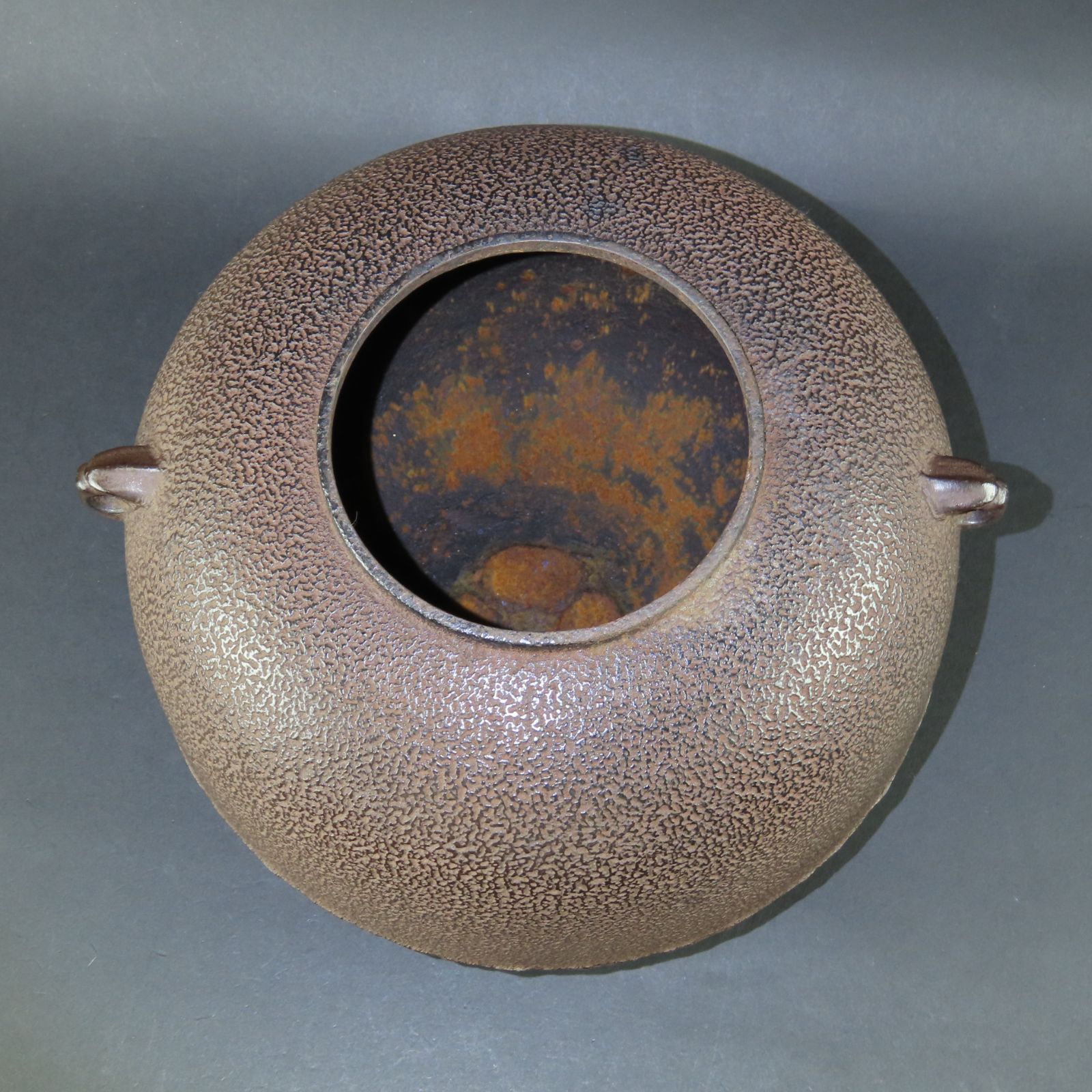 鋳鉄製 茶釜 波模様 ColBase