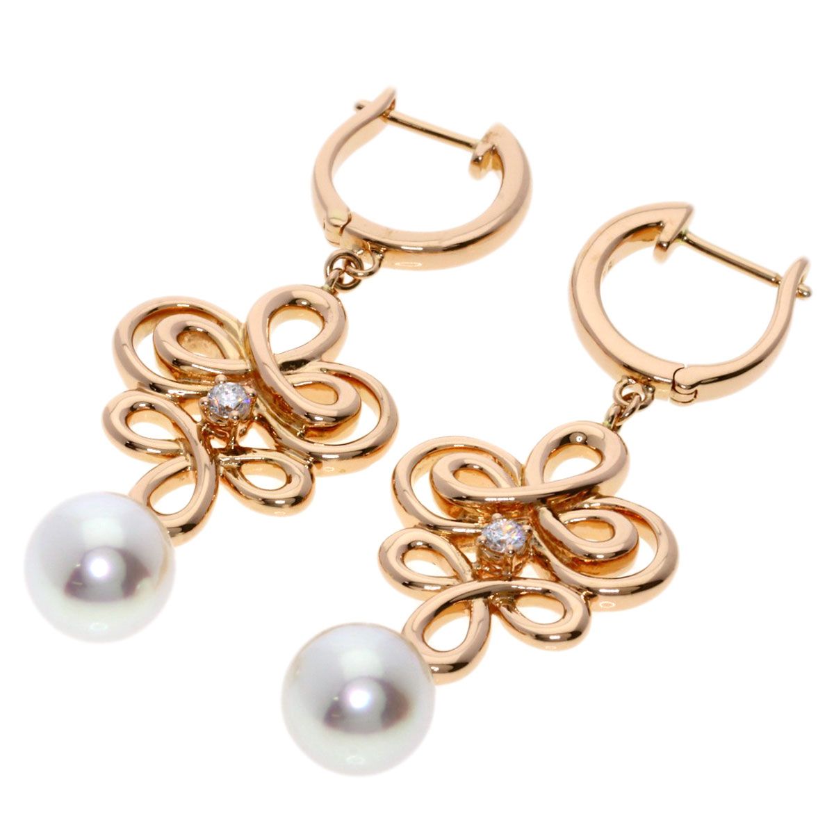 【極美品✨】MIKIMOTO 一粒ピアス 18K ゴールド アコヤ真珠 MIKIMOTO ミキモト あこや真珠 18金イヤリング – Mico宝飾店