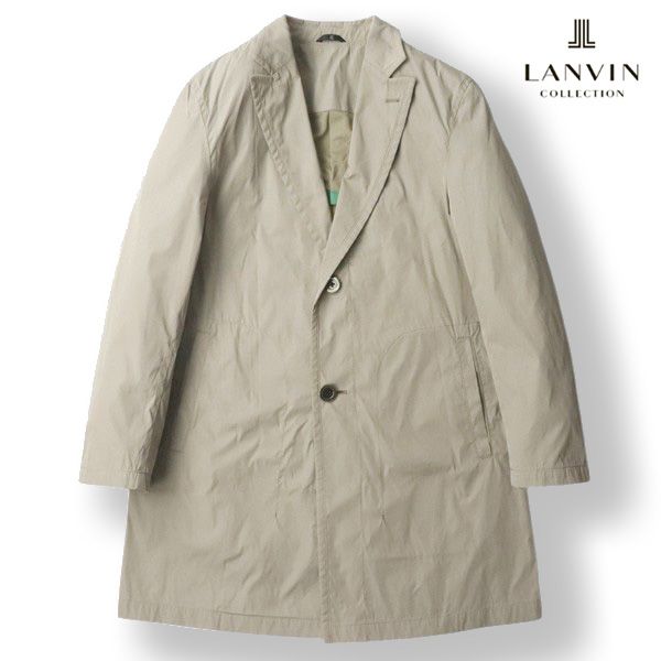 LANVIN COLLECTION ランバンコレクション 撥水 ポリエステルツイル スプリング チェスターコート 50 ￥66 000-