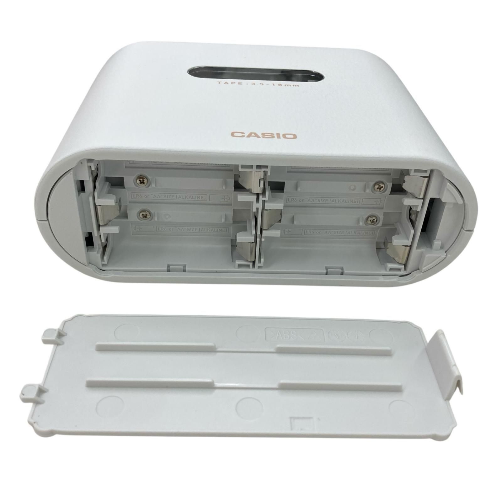 186000 CASIO カシオ き ネームランド サンリオ テプラ ラベルライター KL-SP10-SA ホワイト 通電 済み テープ付き SKLAD-KIRPICHA_RU