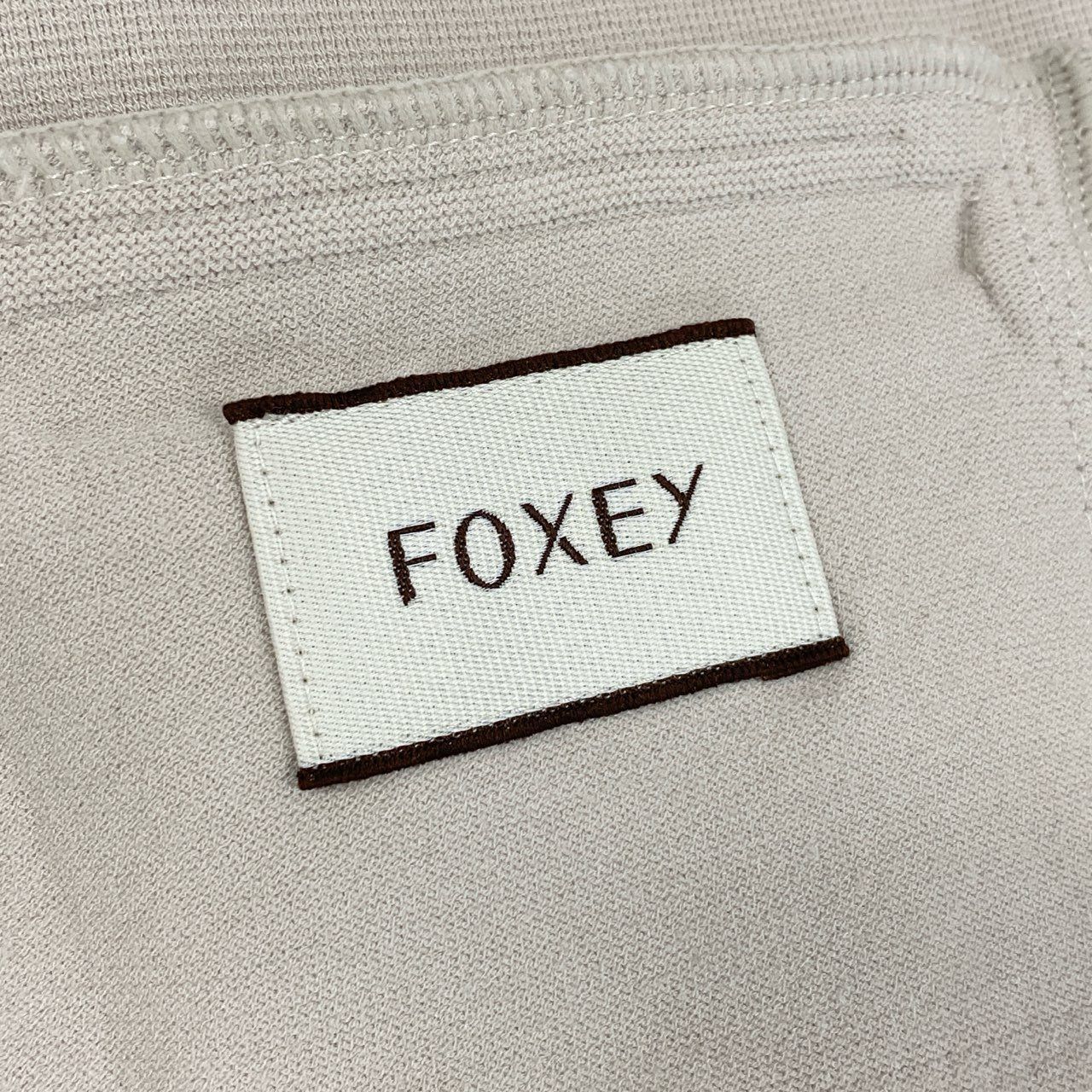 9j6 FOXEY BOUTIQUE フォクシーブティック ジップアップ ノーカラー