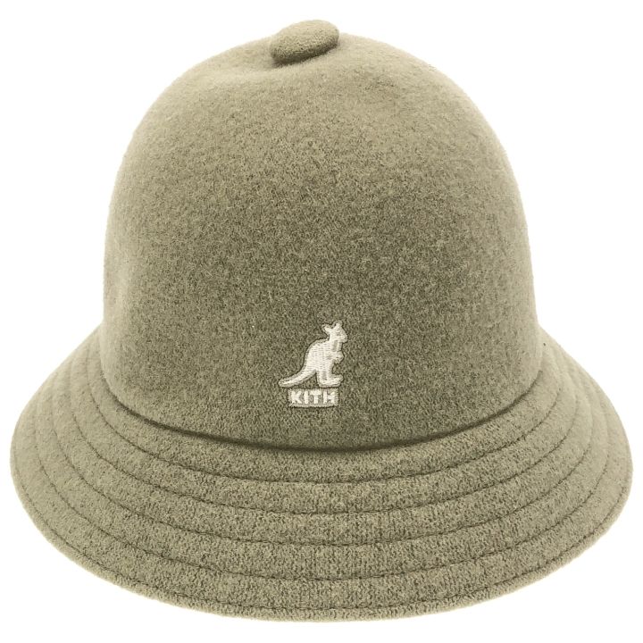 KITH キス ×KANGOL ④ CASUAL BUCKET HAT ユニセックス グリーン M