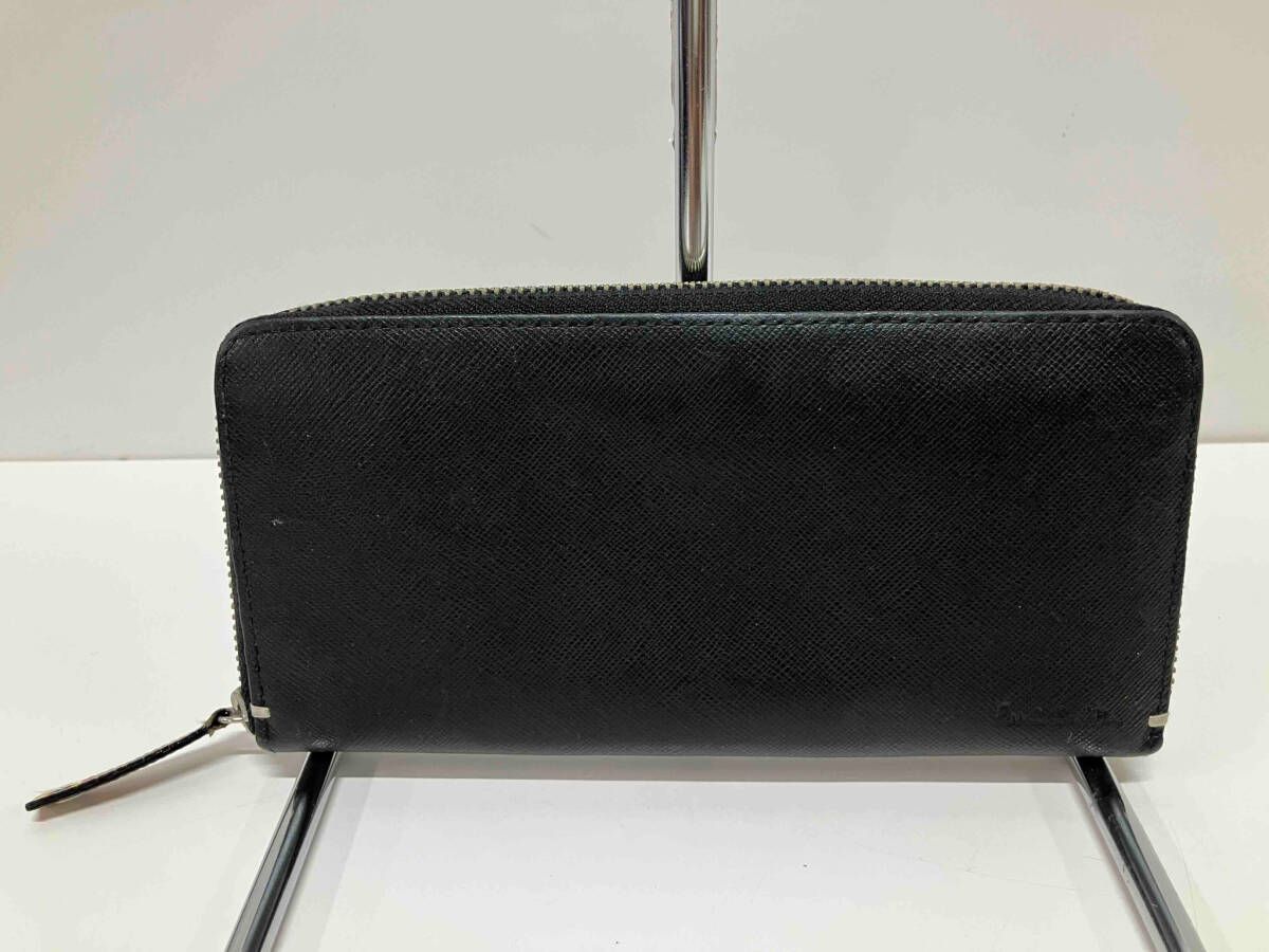 ポールスミス 長財布 レザー マルチストライプ ブラック ポール