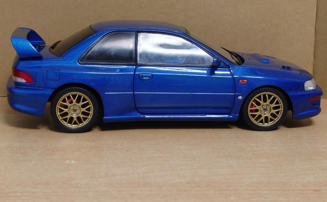 1/18 スバル インプレッサ 22B 1998 ブルー ソリド製コレクション